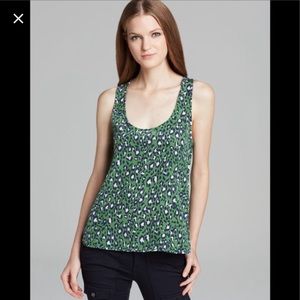 Joie Neely Leopard Print Silk Tank Top | M